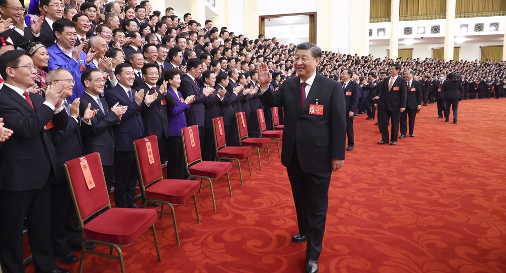 習近平等領導同志親切會見出席黨的二十大代表、特邀代表和列席人員